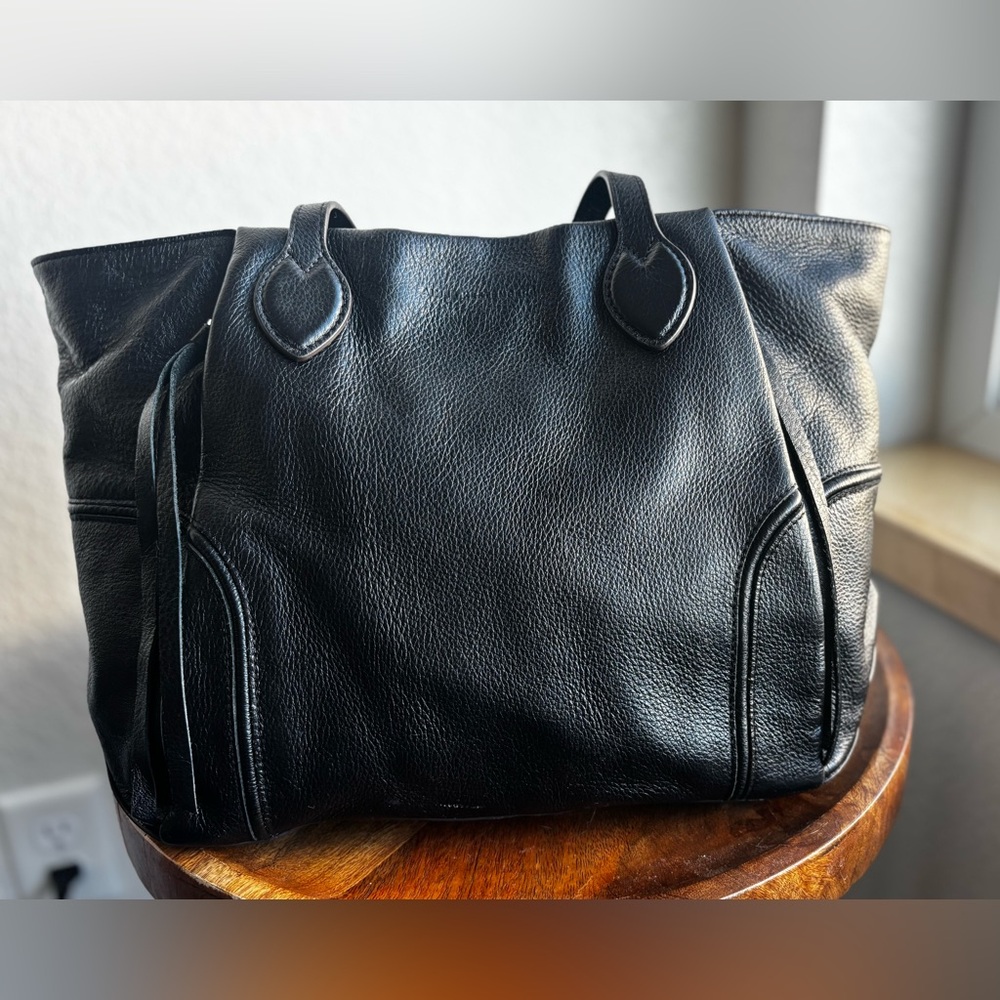 Aimee Kestenberg Black Leather Shoulder Bag